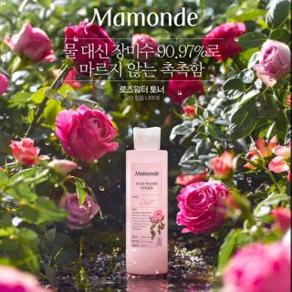 [Chính hãng có bill] Nước cân bằng Mamonde rose water toner - big size 500ml