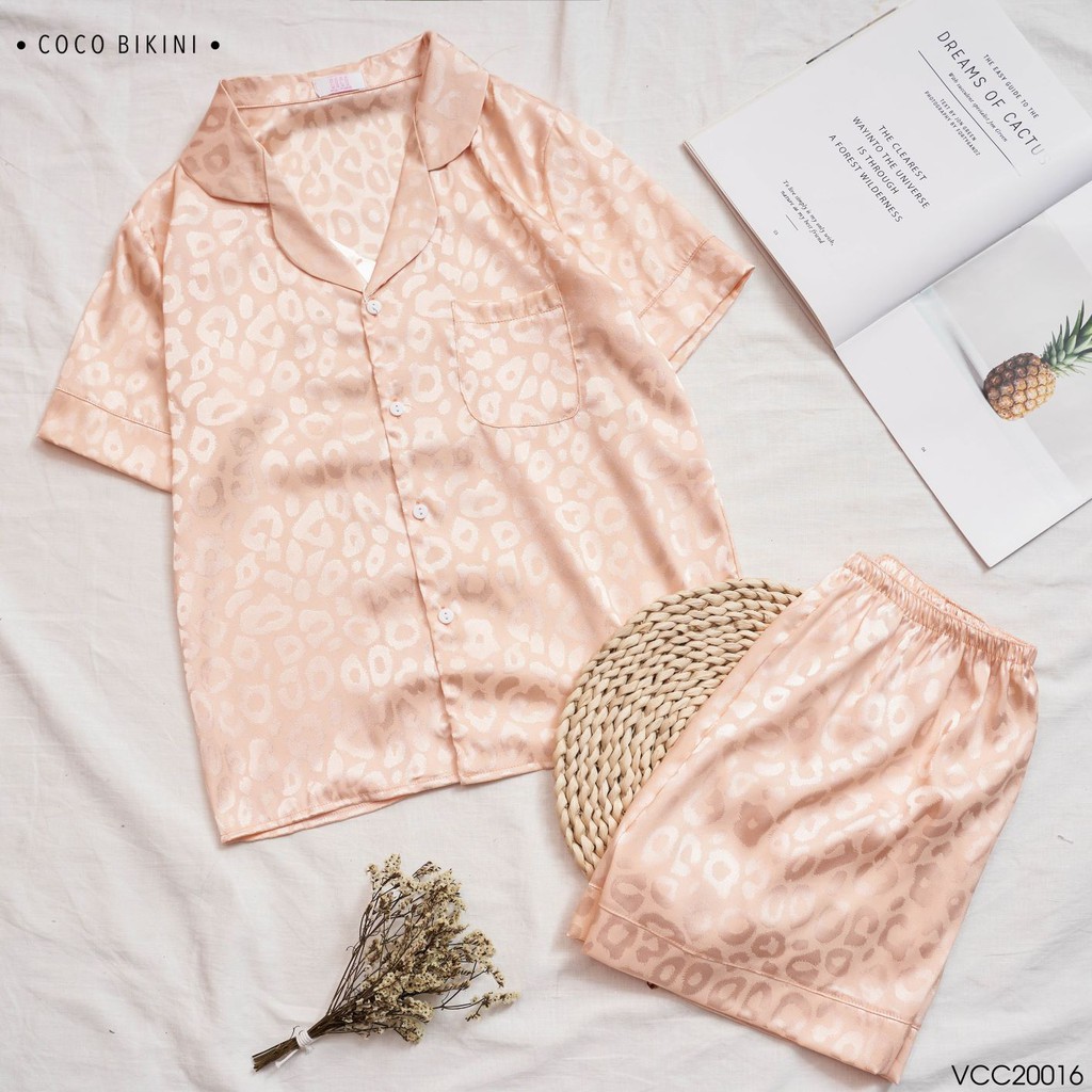 𝑪𝑶𝑪𝑶 𝑩𝑰𝑲𝑰𝑵𝑰 Bộ Đồ Ngủ - Đồ Mặc Nhà Lụa Gấm ( VCC20016 ) | BigBuy360 - bigbuy360.vn