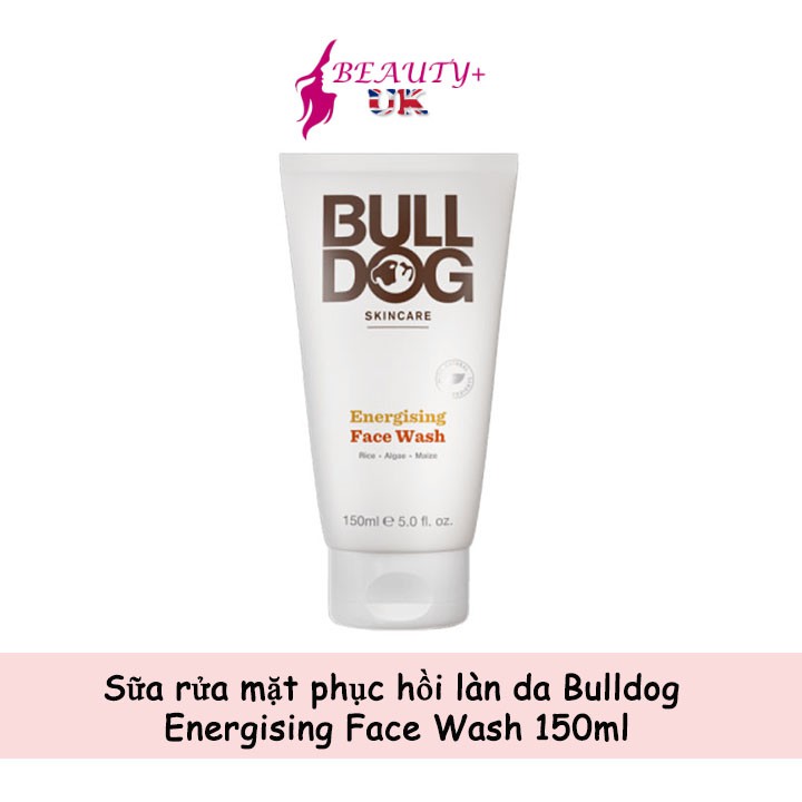 Sữa rửa mặt phục hồi làn da Bulldog Energising Face Wash 150ml