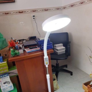 Đèn led chân đa năng  kính lúp nối mi , phun xăm, 120 bóng nhỏ siêu sáng
