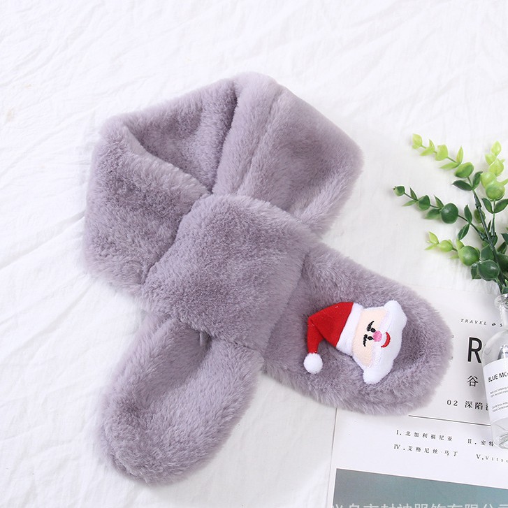 Khăn Choàng Giả Lông Thỏ Thời Trang Thu Đông Cho Mẹ Và Bé
