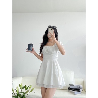 Jumpsuit nhún ngực tay phồng L26 (có bigsize)