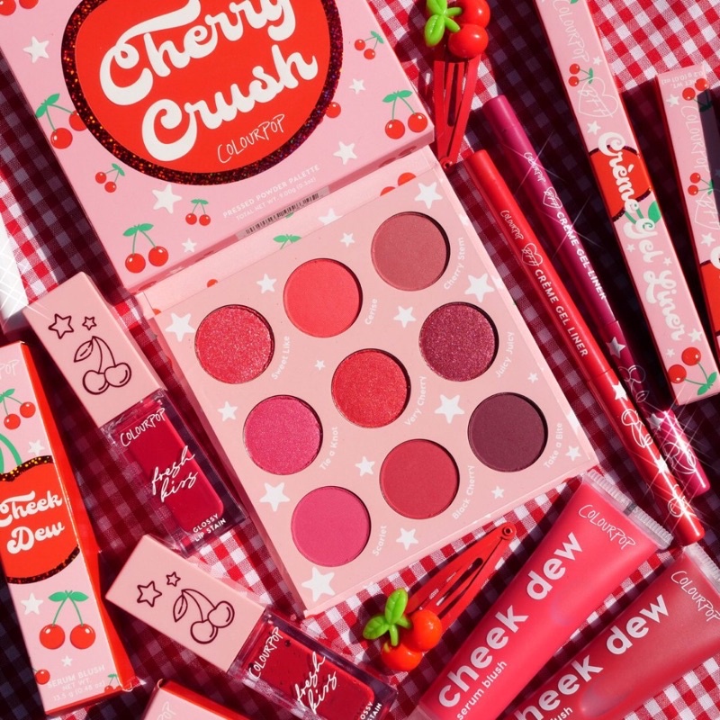 Bảng phấn mắt trang điểm 9 ô Colourpop Cherry Crush