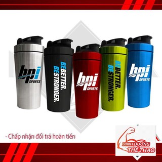 [FREE SHIP]SHARKER - Bình Nước Cao Cấp Siêu Bền INOX BPI Bpisports  900ml