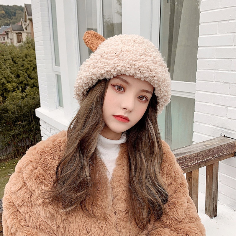 Mũ beanie Trùm Đầu Phối Tai Mèo Thời Trang Cho Nam Và Nữ