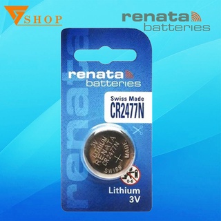 Pin cr2477 renata 3v chính hãng vỉ 1 viên
