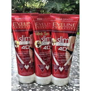 Kem tan mỡ Eveline slim extreme 4D 250ml (Hàng châu Âu)