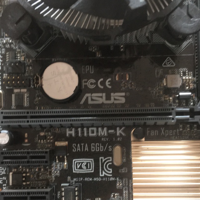 Mainboard Asus H110M-K+ G4400 fan zin+ ram dr4 4G