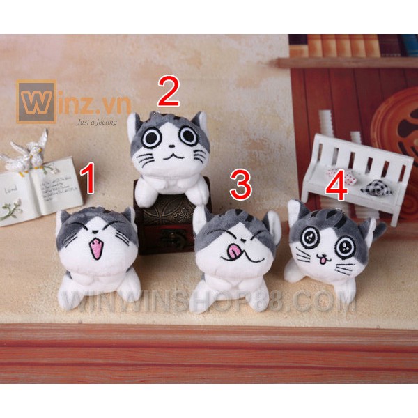 Combo 2 móc khóa gấu bông mèo Chii  - Winz.vn
