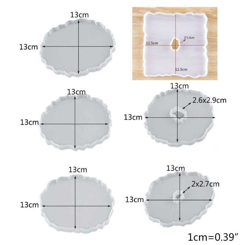 1 Bộ Khuôn Silicone Dùng Làm Trang Sức Thủ Công