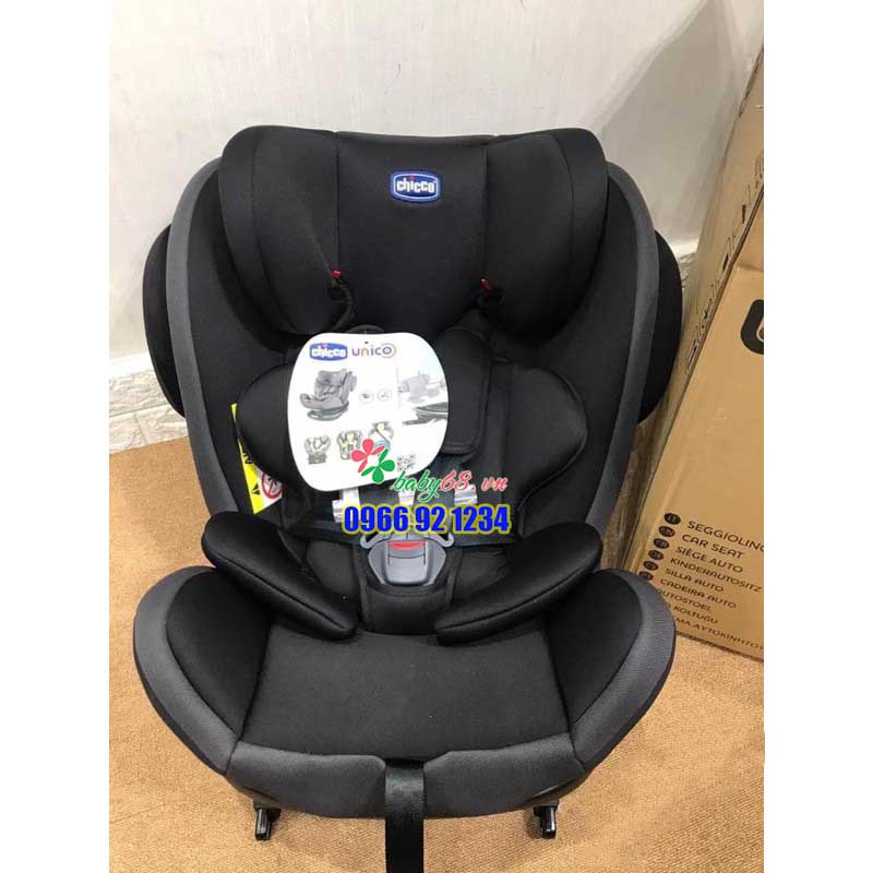 Ghế ngồi ô tô cho bé Chicco Unico Isofix xoay 360˚ cho bé 0-12 tuổi