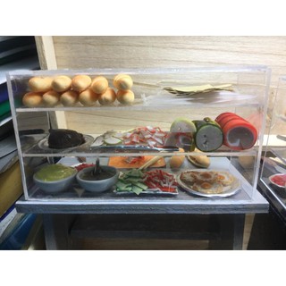 QUẦY BÁNH MÌ THỊT MINI ĐẤT SÉT NHẬT
