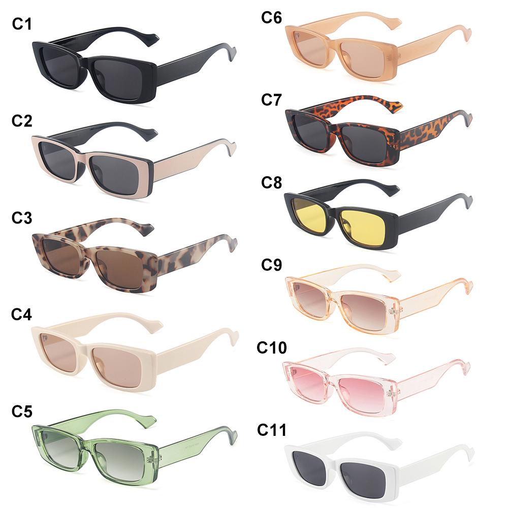 XIANTIN Kính Mát Hình Chữ Nhật Chống Tia UV400 Phong Cách Retro