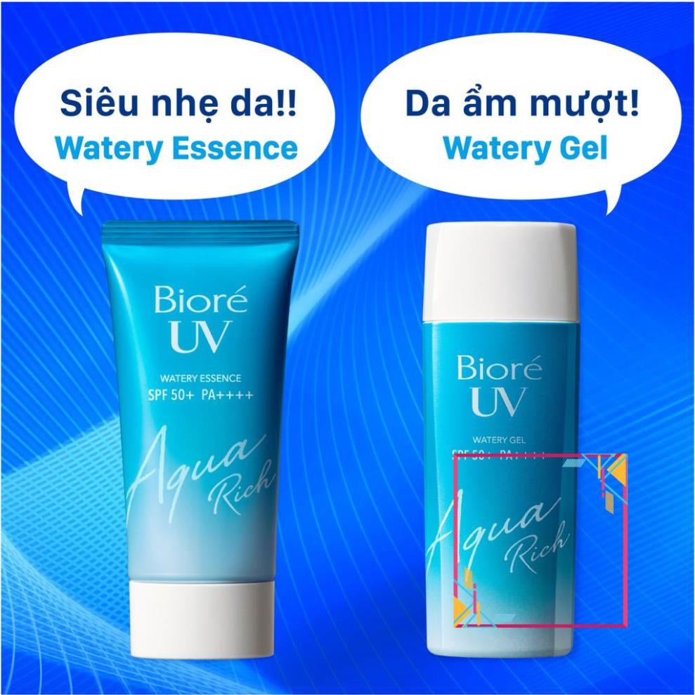 Gel Chống Nắng Màng Nước Dưỡng Ẩm Bioré UV Aqua Rich Watery Gel SPF50+/PA++++ 90ml