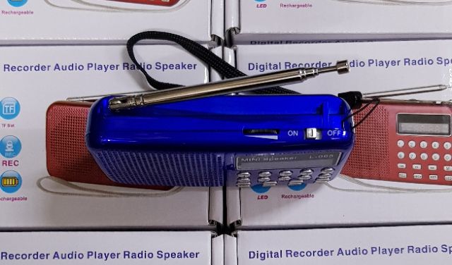 LOA NHỎ L-065 NGHE THẺ NHỚ USB RADIO AM-FM CÓ GHI ÂM