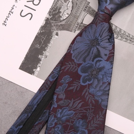 Cà vạt Nam bản to 8cm phong cách lịch sự, chững chạc, Cravat thắt sẵn, Calavat chú rể, Cavat công sở, dự tiệc CV-8200
