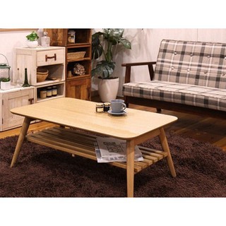 Bàn trà 2 tầng 75x45x27cm