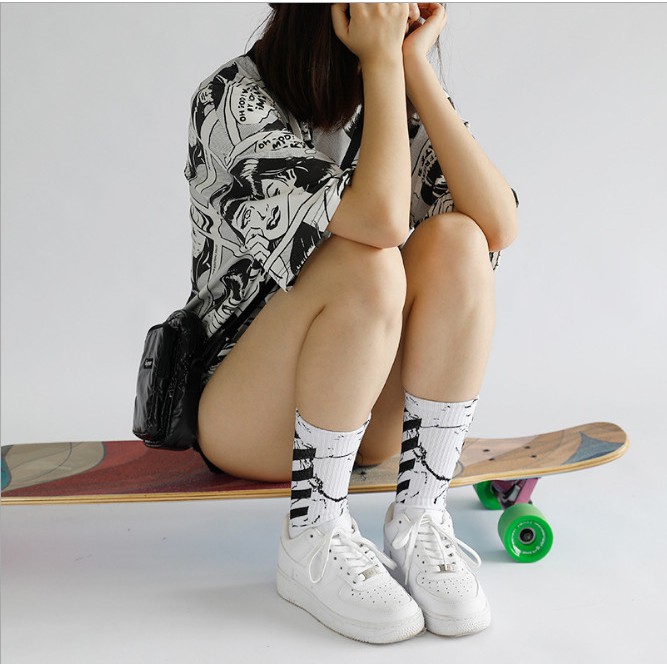 Vớ cổ trung phong cách hip hop