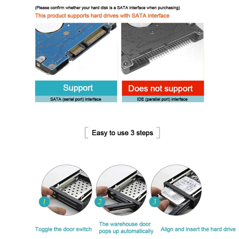 Khung Gắn Ổ Cứng SSD HDD 2.5 Chuyên Dụng Chất Lượng Cao