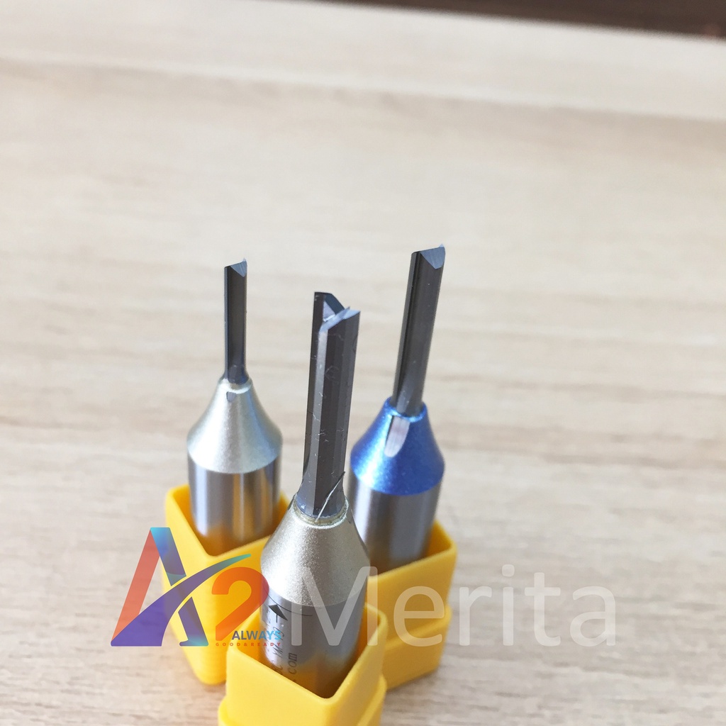 Mũi phay gỗ thẳng TCT  cốt 1/2" ARDEN