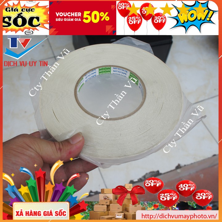 Quận băng dính 2 mặt hàng nhật siêu dính bền đảm bảo chất lượng sử dụng đa dụng hiệu quả