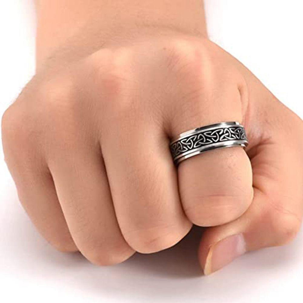 Nhẫn Xoay Thiết Kế Độc Đáo Thời Trang Đường Phố Cá Tính Cho Nam