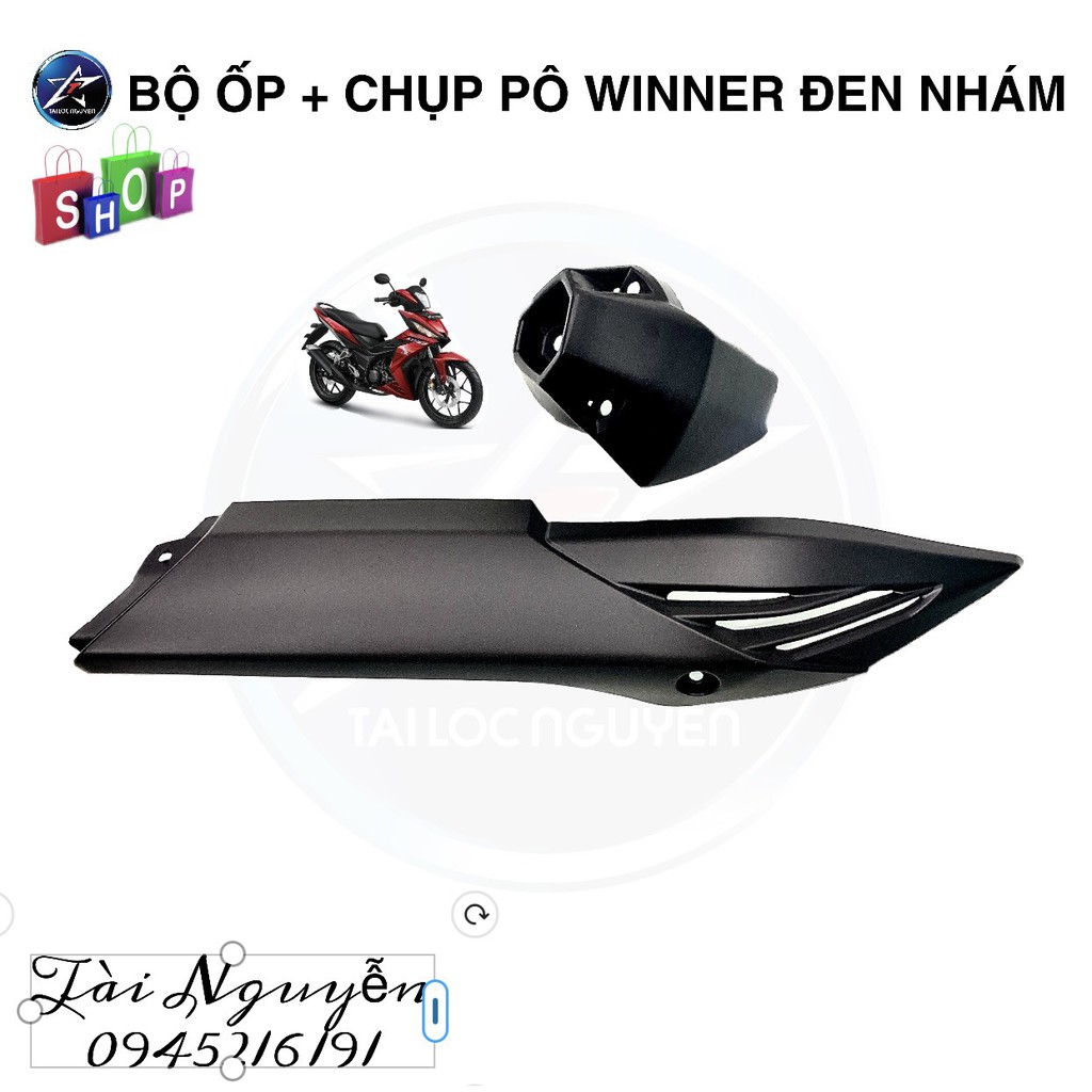 BỘ ỐP PÔ + CHỤP PÔ CHO HONDA WINNER