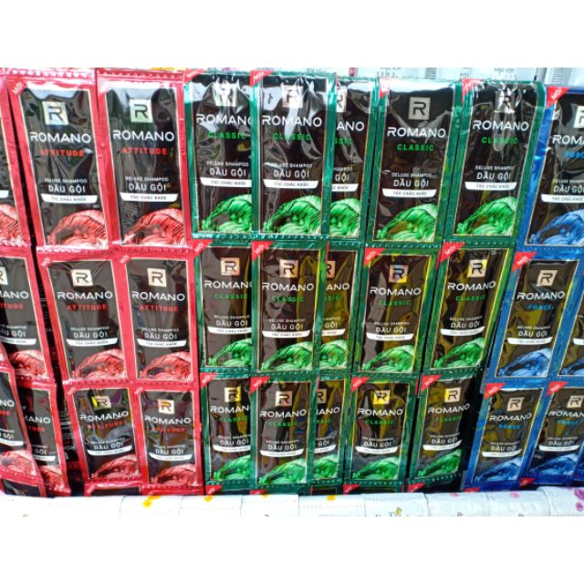 DẦU GỘI ROMANO GÓI NHỎ× 1 dây 14 gói