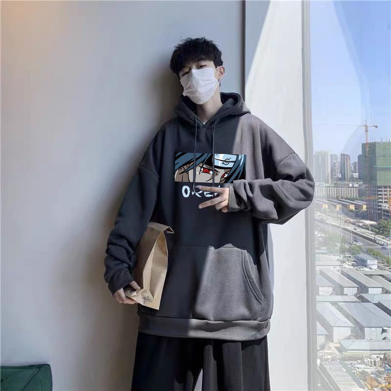 Áo Hoodie ulzzang nam nữ có mũ Thời Trang Thu Đông form rộng