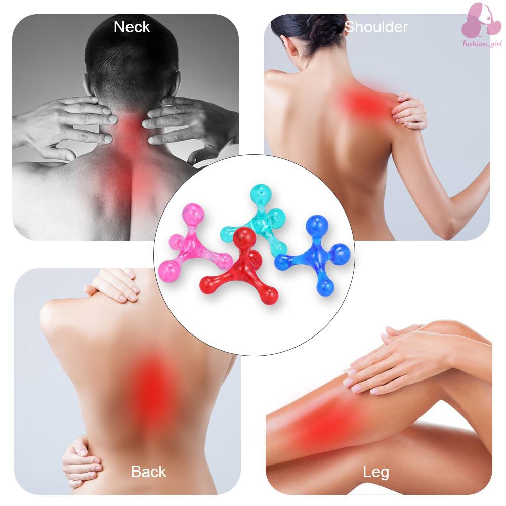 FAGI Trigger Point Reflexology Body Massager 4 Ways Massage Tool