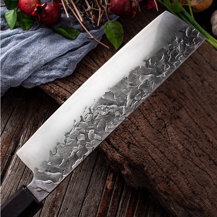 Dao Bếp Cao Cấp Nhật Bản Akatsuki Chuyên Dụng Nhà Bếp Chất Liệu Thép Không Gỉ 4Cr13 Mov Tay Cầm Cán Gỗ