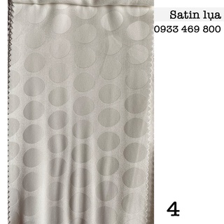Vải may áo dài satin lụa hoa văn đẹp mềm mịn