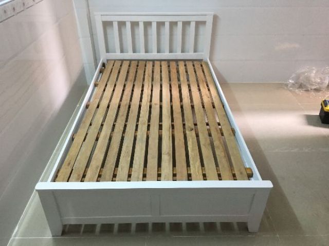 Bộ vạt giường, dát giường gỗ dầu 1m2x2m, lọt lòng 117cm, 199cm. | BigBuy360 - bigbuy360.vn