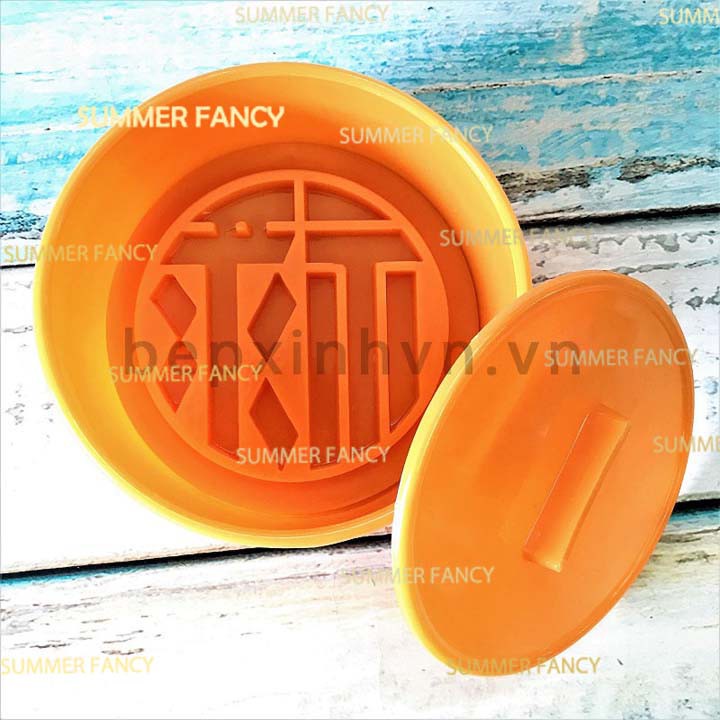 Khuôn bánh 10cm, 12cm, 14cm khuôn nhận xôi cơm tròn lớn, trung thu Plastic circle cake Mold