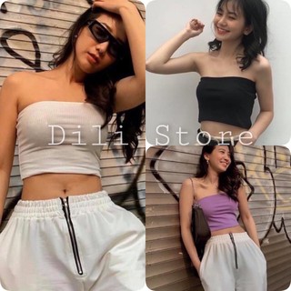 Áo Quây Ngực Trơn Croptop 🍍 Áo xinh mix nhiều áo khoác🍍 Áo croptop DiLi