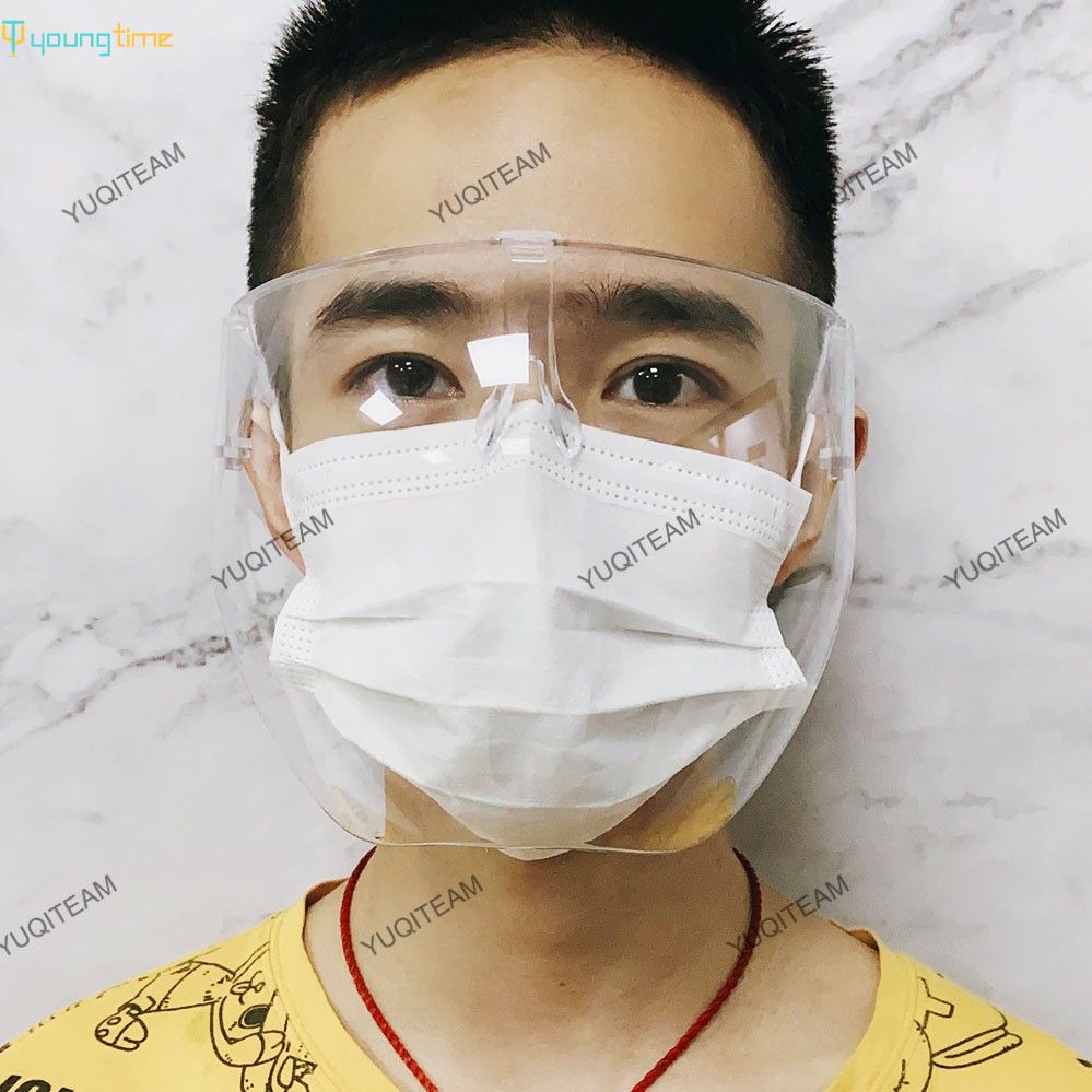 kính bảo hộ face shield , kính y tế không bám hơi nước hàng cao cấp Face Shield - Mặt nạ chống giọt bắn trong suốt