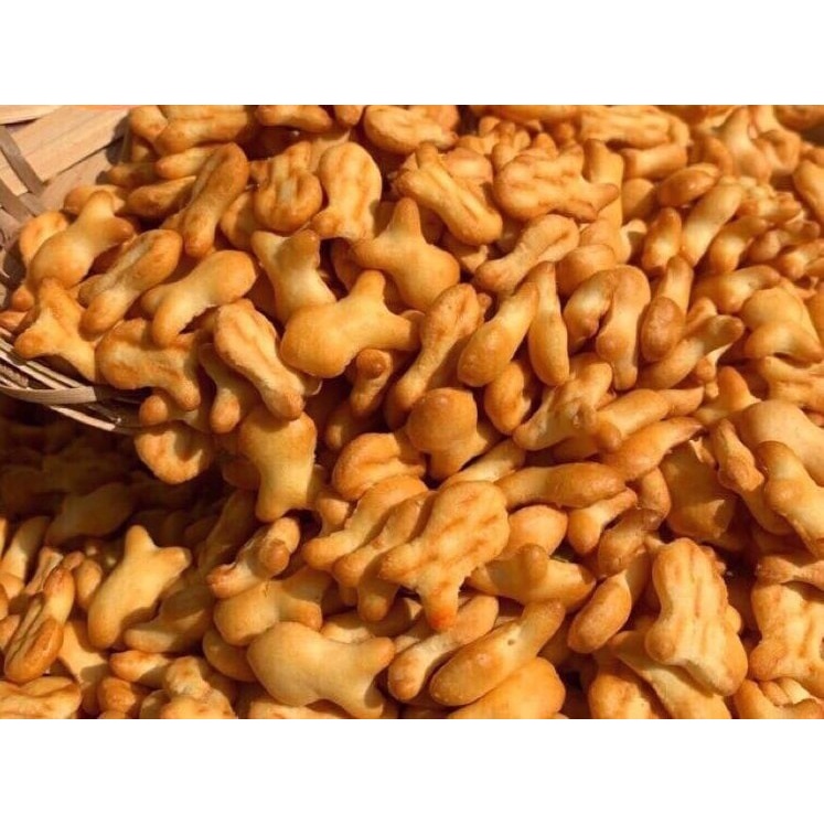 Bánh Cá Mặn Kinh Đô 350g Hình Con Cá Ngộ Nghĩnh Bắt Mắt