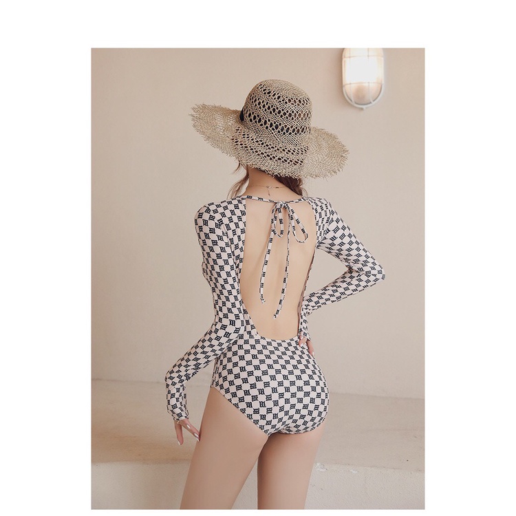 Bộ bikini một mảnh DÀI TAY cao cấp kín đáo sang chảnh BM24
