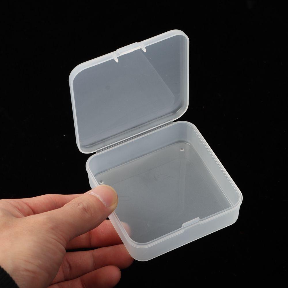 KUNHEV Hộp Đựng Đồ Dùng Hình Vuông Cỡ Nhỏ Bằng Nhựa Trong Suốt Tiện Dụng Ốp