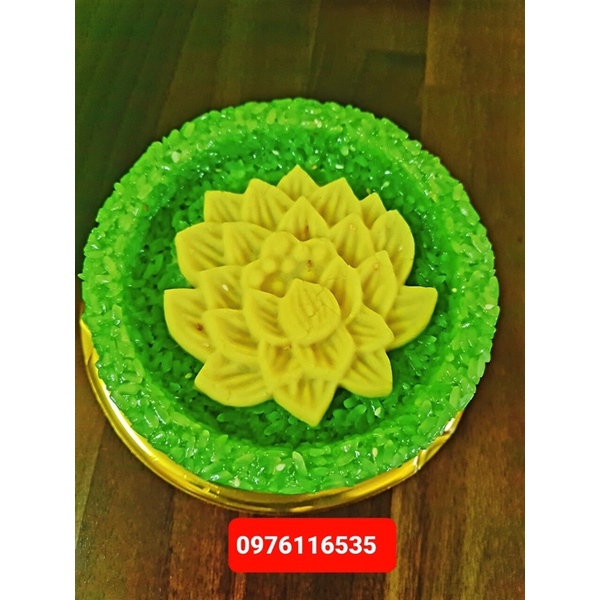 Khuôn xôi nhựa hình hoa sen 15cm bền đẹp, tiện dụng