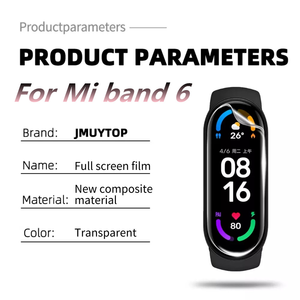 Miếng Dán Bảo Vệ Màn Hình Cao Cấp Cho Xiaomi Mi Band 6 6