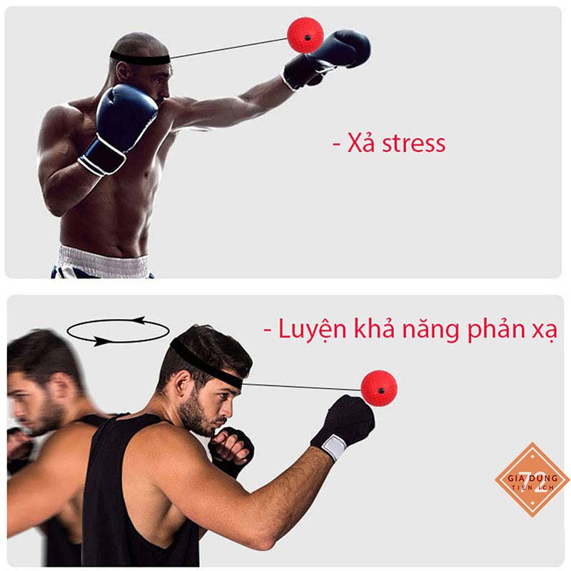 Bóng Tập Luyện Boxing 100% [BÓNG PHẢN XẠ]