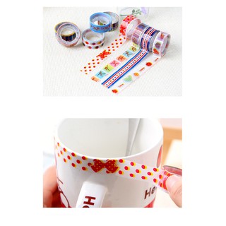 Washitape set màu nổi