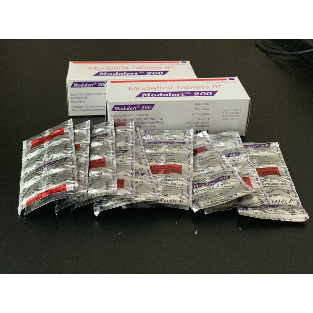Modalert Modafinil 200mg TPCN tăng cường tỉnh táo, chống ngủ rũ, tập trung làm việc [Bán combo 1 vỉ 10 viên] | BigBuy360 - bigbuy360.vn