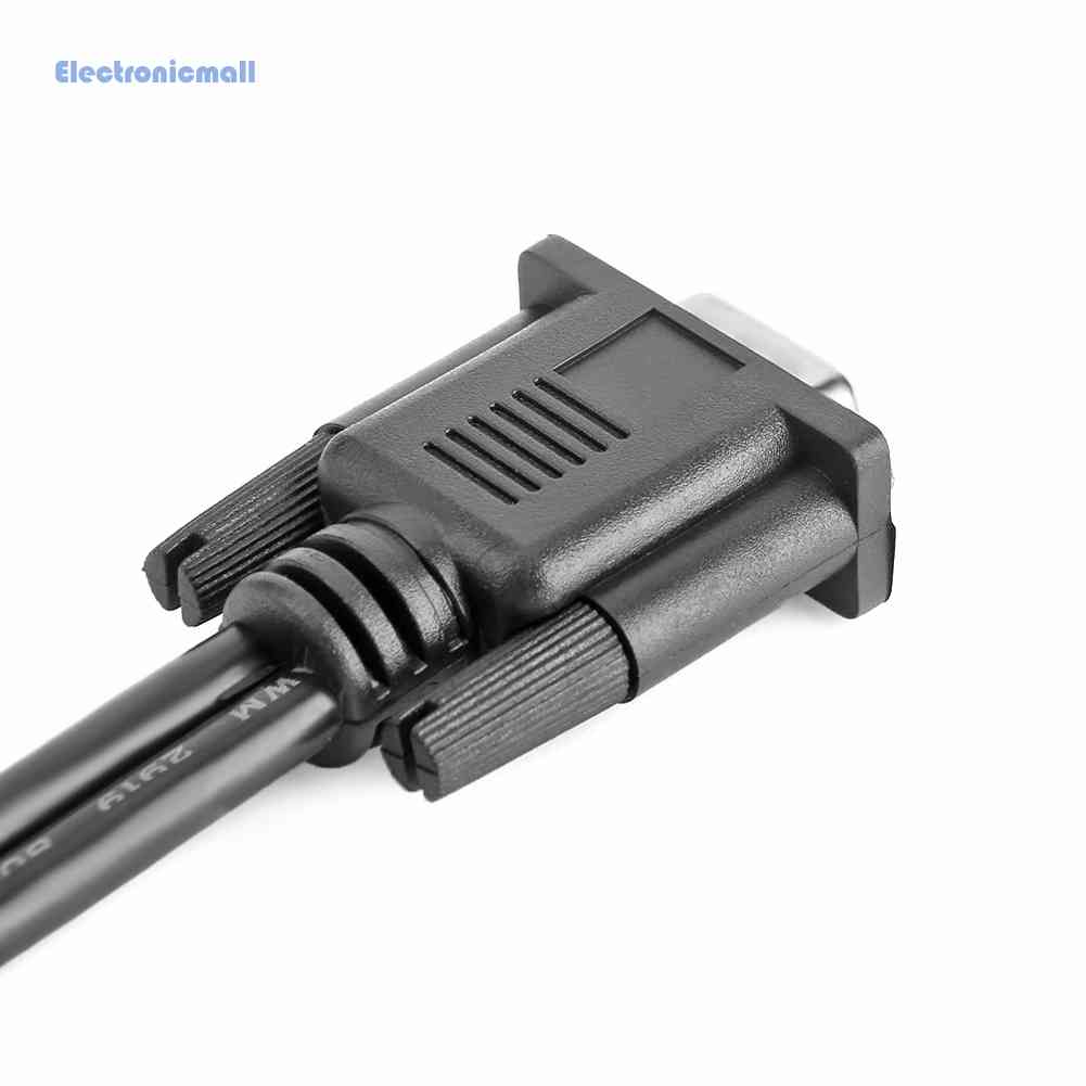 Cáp Chia VGA 1 Cổng Máy Tính Sang 2 Đầu Dương Sang 2 Cổng Âm ElectronicMall01.vn