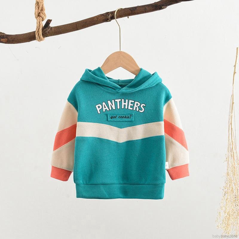 Áo hoodie cotton tay dài cho bé