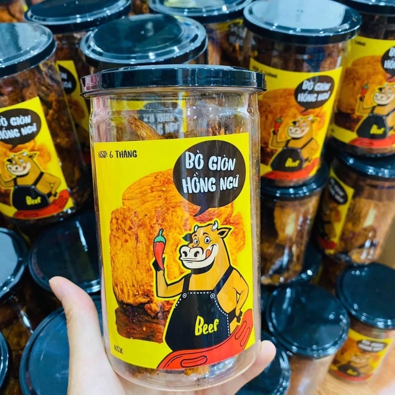 Bò Giòn Hồng Ngự Hộp 250Gram