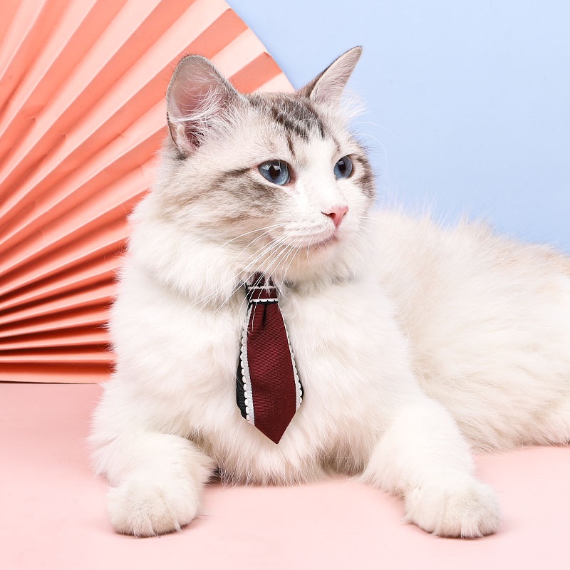 Vòng cổ cà vạt chó mèo thiết kế thời trang