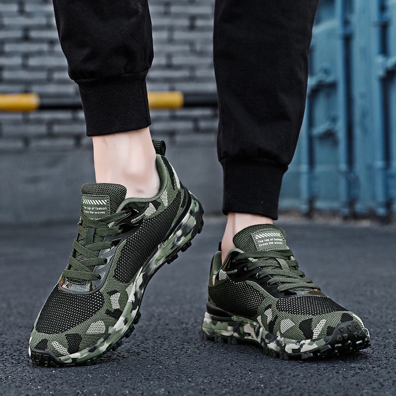 Mới Giày Thể Thao Nam Họa Tiết Rằn Ri Thoáng Khí Thời Trang