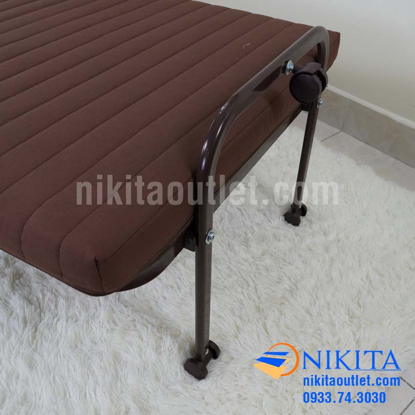 Giường gấp - xếp nâng đầu NIKITA HQ75- kiểu Hàn Quốc  rộng 75cm nâng đầu 5 cấp độ - chính hãng thương hiệu NIKITA OUTLET